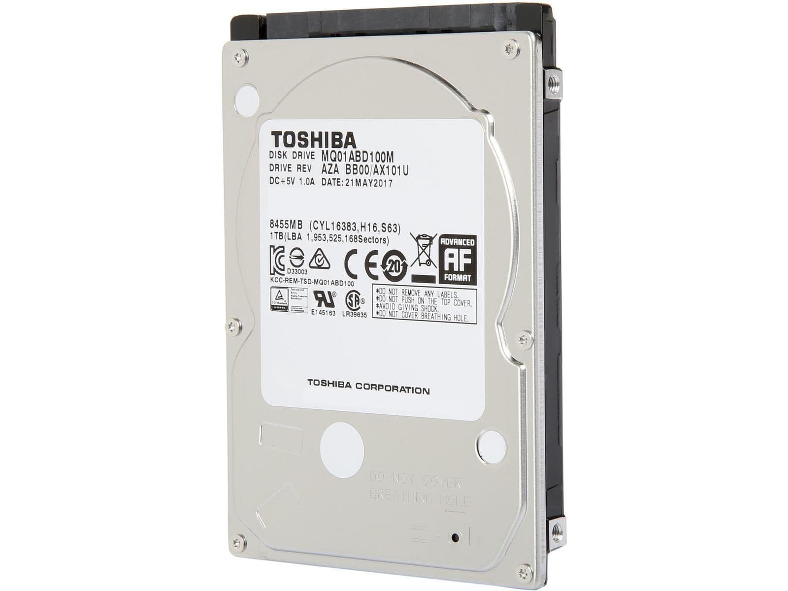 Toshiba MQ01ABD100M 1TB HDD 5400RPM 2.5" SATA 6.0 Gb/s image