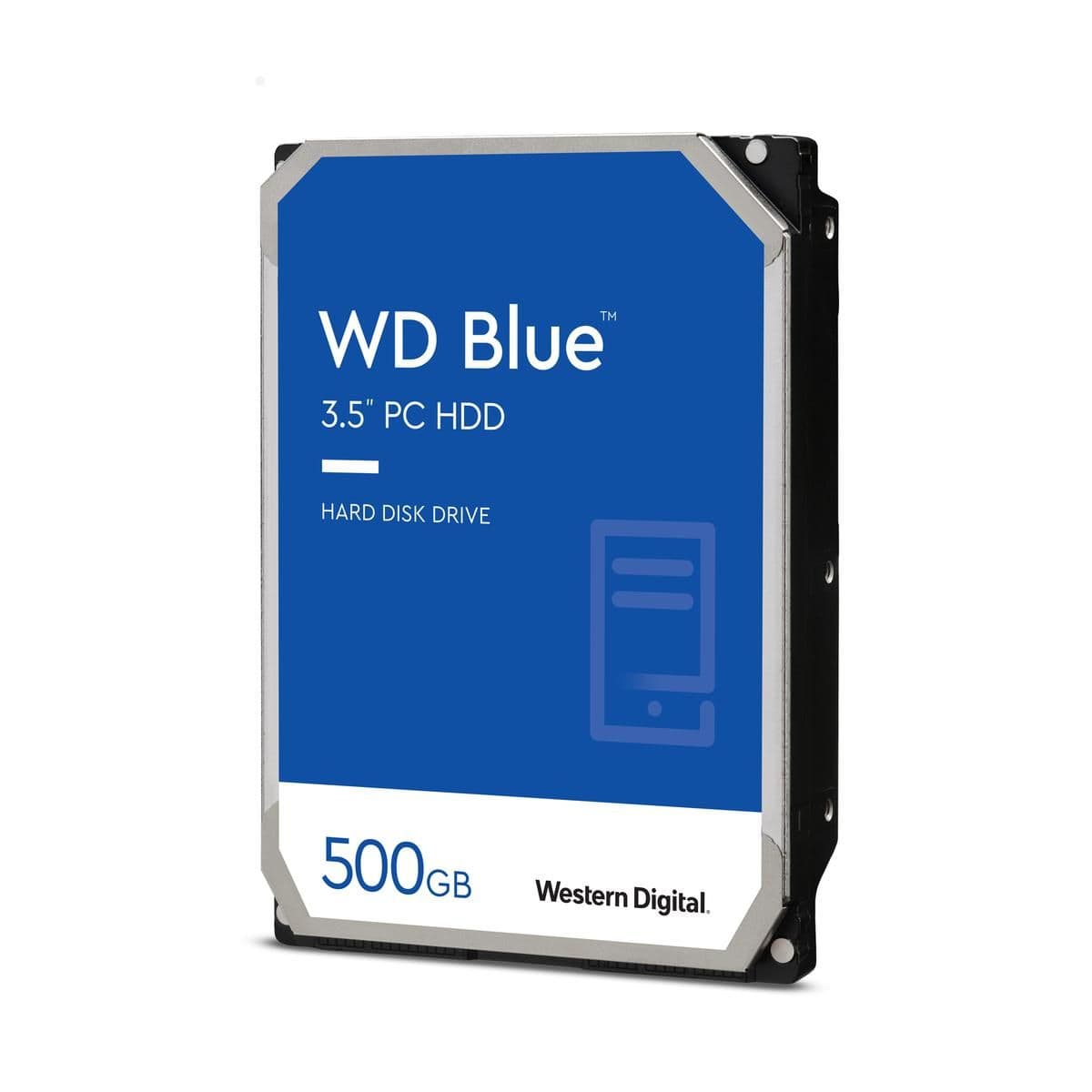 Western Digital Blue 500GB HDD 5400RPM 3.5" SATA 6.0 Gb/s Internal main image