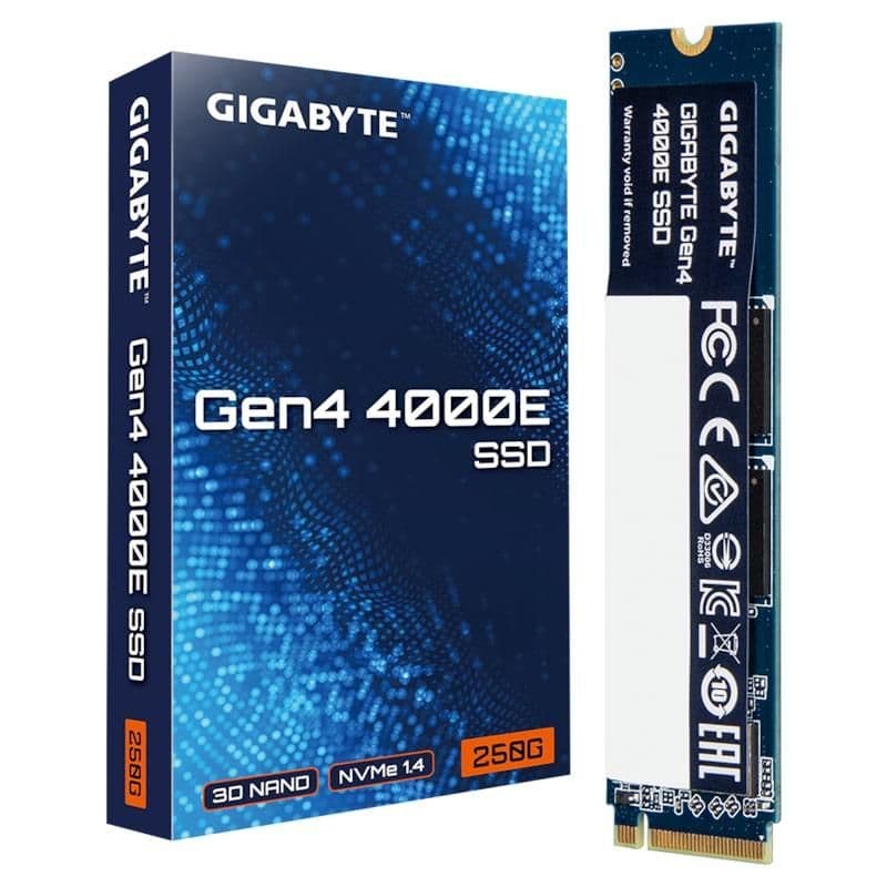 Gigabyte 4000E 250GB SSD M.2-2280 PCIe 4.0 NVMe image