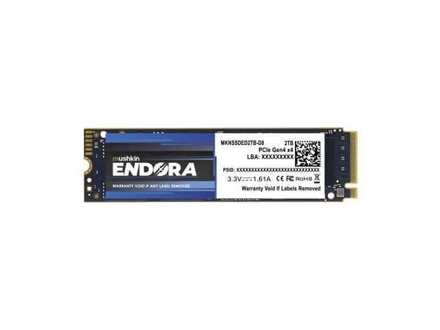 Mushkin MKNSSDED2TB-D8 2TB M.2-2280 SSD PCIe 4.0 X4 NVMe image