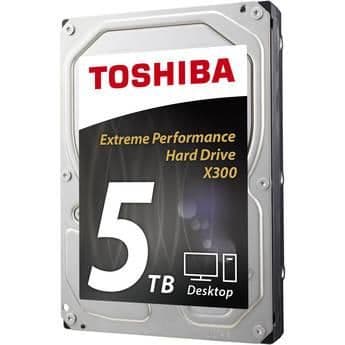 Toshiba X300 5TB HDD 7200RPM 3.5" SATA 6.0 Gb/s image