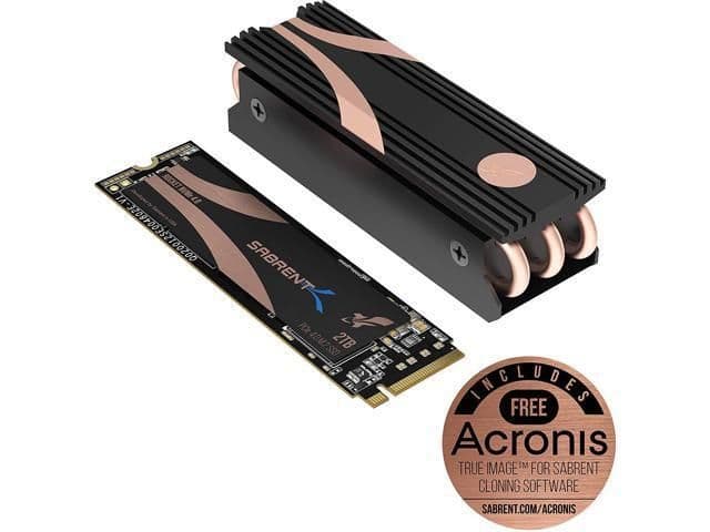 Sabrent Rocket 500GB SSD M.2-2280 PCIe 4.0 X4 NVMe image
