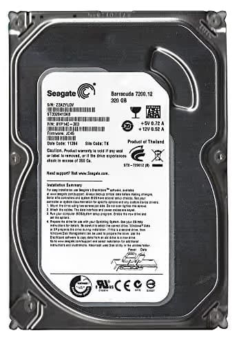 Seagate BarraCuda 320GB HDD 7200RPM 3.5" SATA image