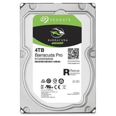 Seagate BarraCuda Pro 4TB 3.5" HDD 7200RPM SATA 6.0 Gb/s image