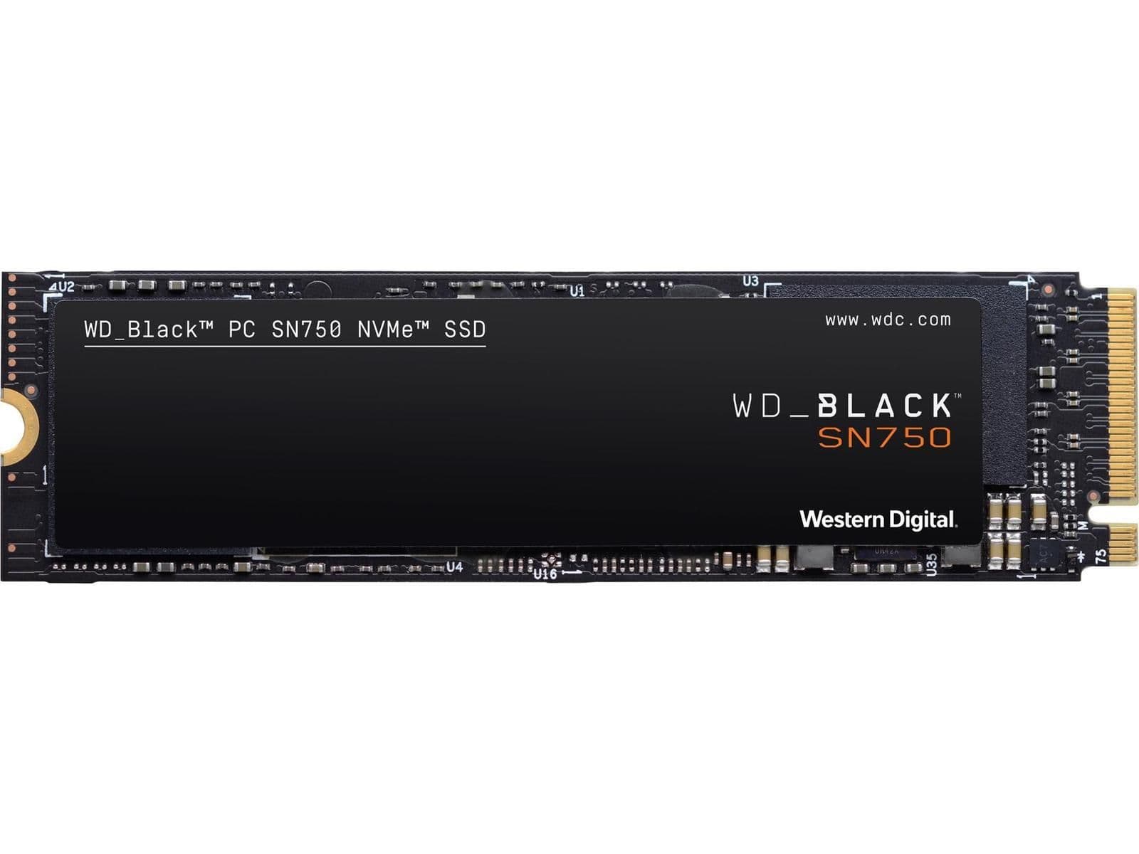 Western Digital Black SN750 250GB M.2-2280 SSD PCIe 3.0 X4 NVMe main image
