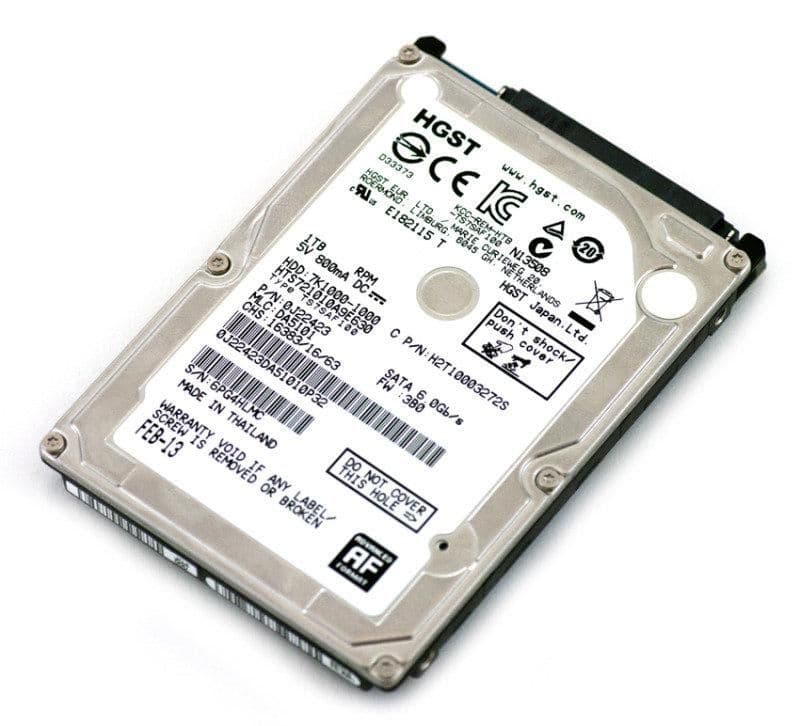 Hitachi Travelstar 5K1000 1TB HDD 5400RPM 2.5" SATA image