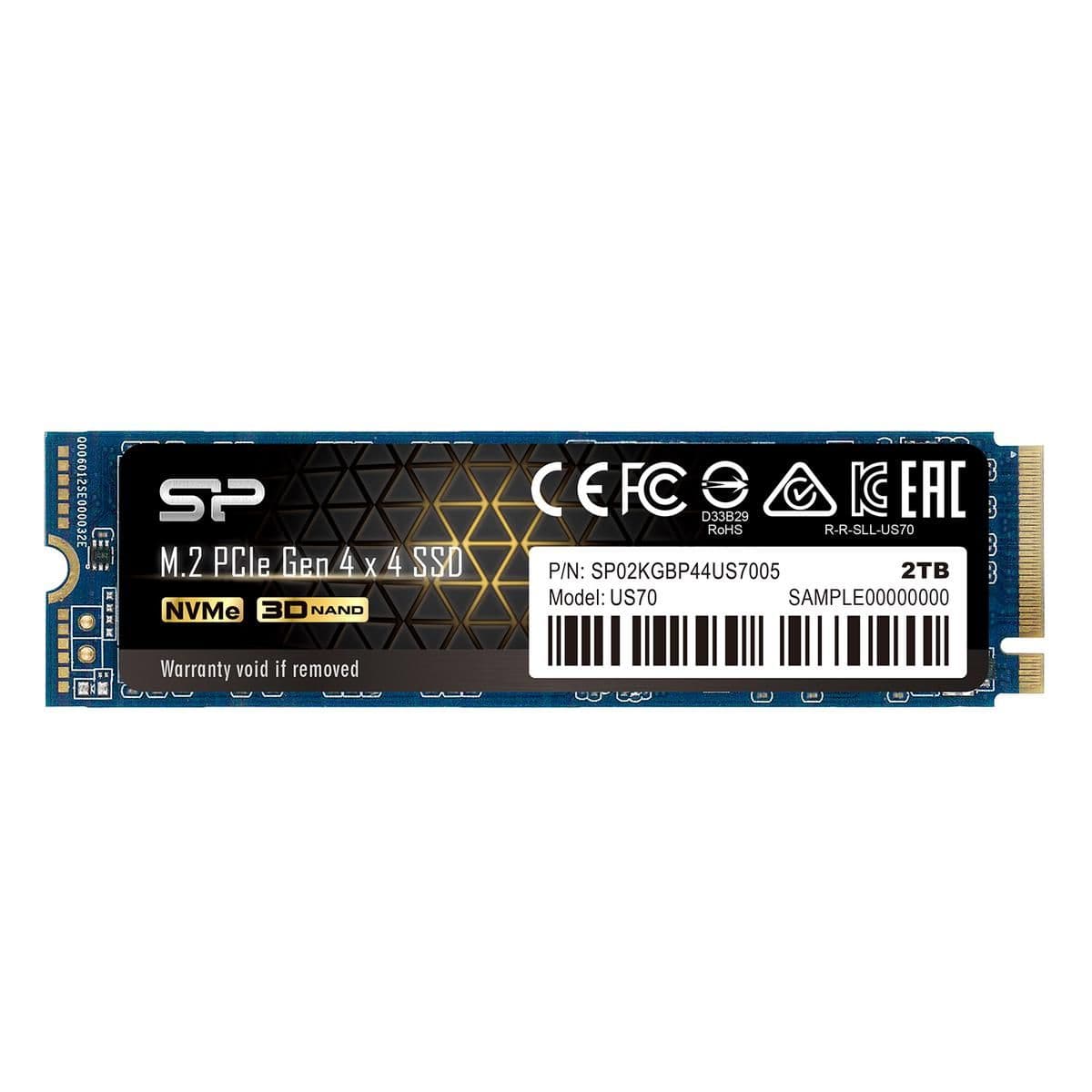 Silicon Power US70 2TB M.2-2280 SSD PCIe 4.0 x4 NVMe image