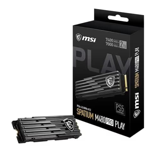 MSI SPATIUM M480 PRO PLAY 2TB SSD M.2-2280 PCIe 4.0 X4 NVMe main image