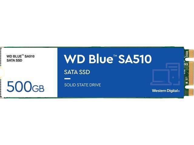 Western Digital Blue SA510 500GB SSD M.2-2280 SATA image
