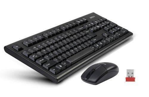 A4Tech 3100N Wireless Standard Keyboard With Optical Mouse image