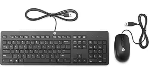 HP Business Slim Wired Keyboard With Optical Mouse main image