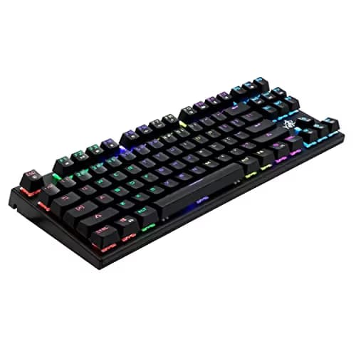 YEYIAN Spark 2000 RGB Wired Outemu Blue Gaming Keyboard image