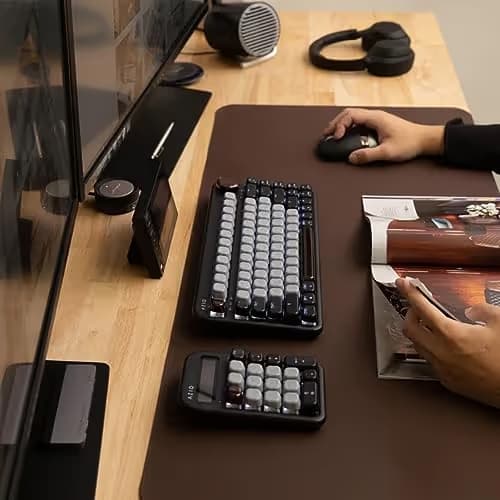 AZIO IZO Standard Bluetooth/Wired Mechanical Keyboard - Gateron Red Switches image