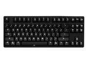 Ducky DK9087 Shine 3 TKL White LED Backlit Wired Standard Cherry MX Brown Mechanical Keyboard image