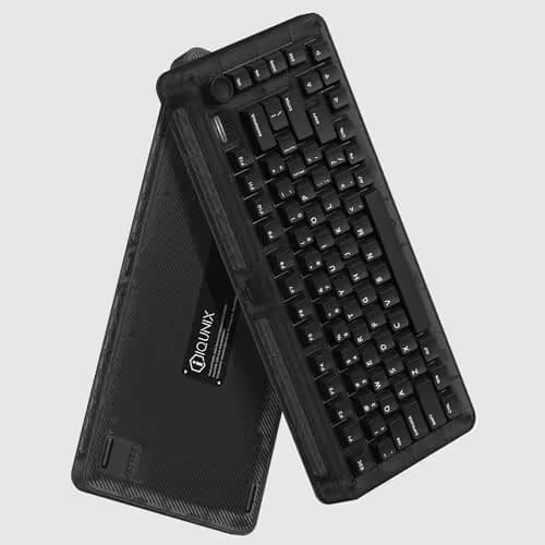 IQUNIX ZX75 Dark Side RGB Wireless/Bluetooth/Wired Gaming Keyboard image