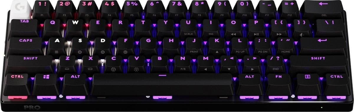 Logitech PRO X GX Brown Tactile Mini Gaming Keyboard RGB Wired/Wireless/Bluetooth image