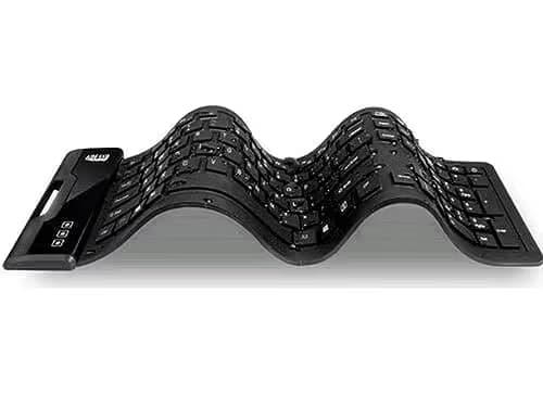 Adesso Antimicrobial Waterproof Wired Flex Mini Keyboard main image