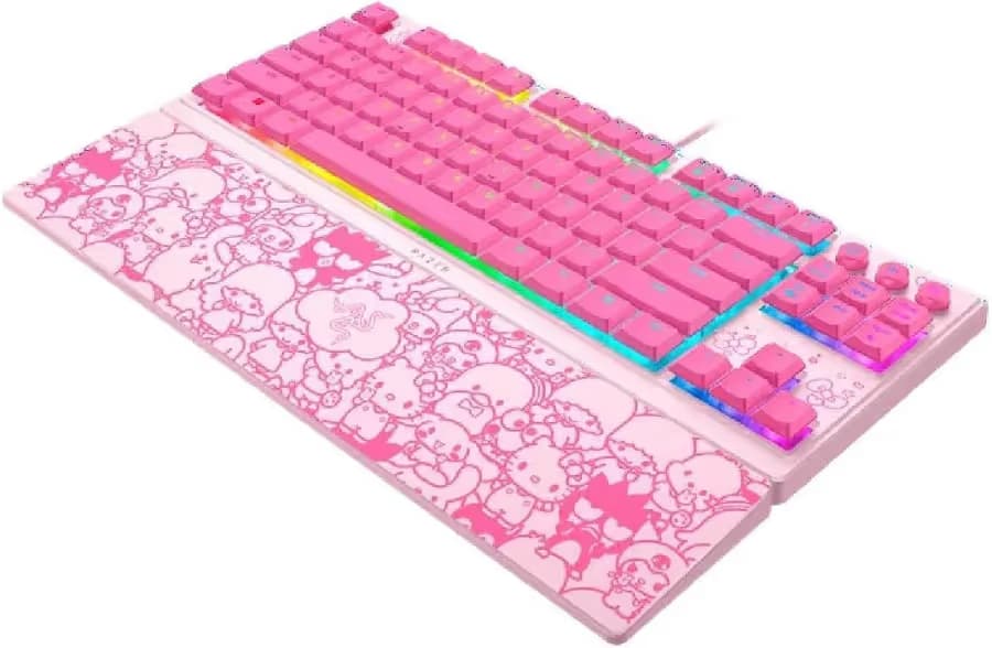 Razer Ornata V3 TKL Wired Gaming Keyboard - Hello Kitty and Friends Edition image