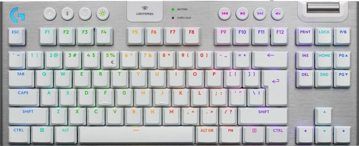 Logitech G915 LIGHTSPEED TKL RGB Wireless/Wired/Bluetooth Logitech Low-Profile GL Tactile Gaming Keyboard image