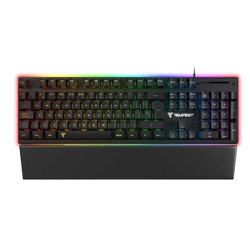 Tempest Doom RGB H-Mech Red Wired Gaming Keyboard main image