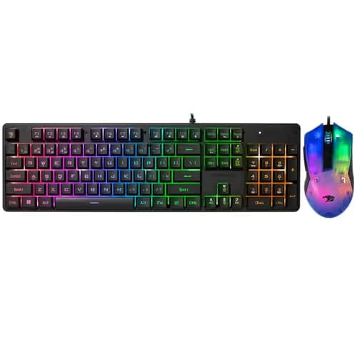 iBuypower Chimera KM7 RGB RGB Wired Gaming Keyboard With Optical Mouse main image