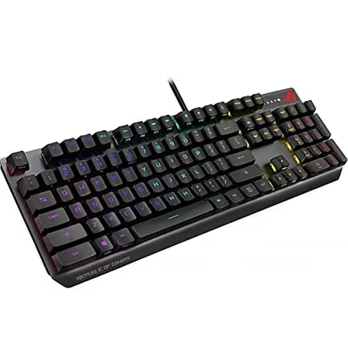 Asus ROG Strix Scope RGB Wired ROG RX Red Optical Gaming Keyboard image