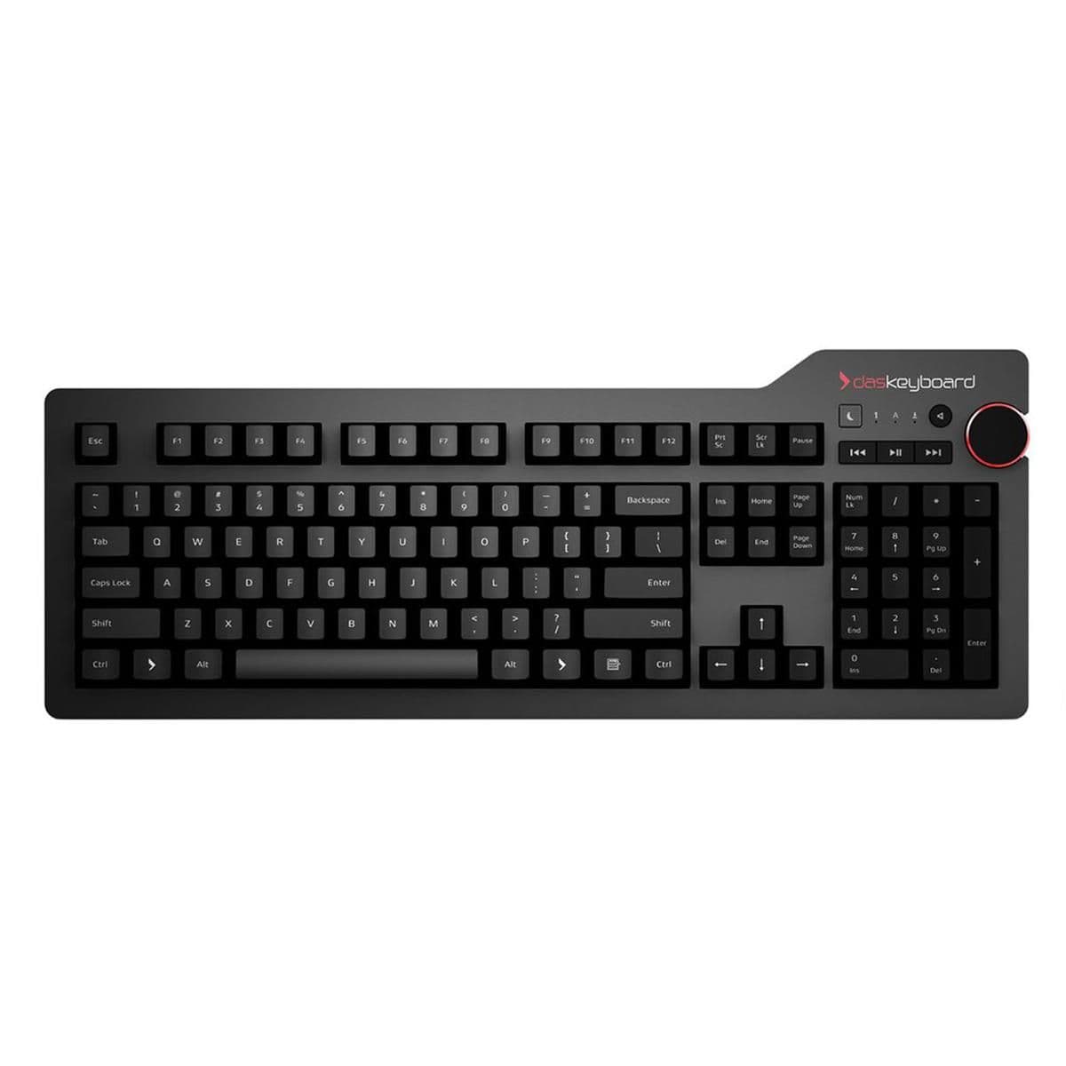 Das Keyboard 4 root Wired Cherry MX Blue Mechanical Gaming Keyboard image