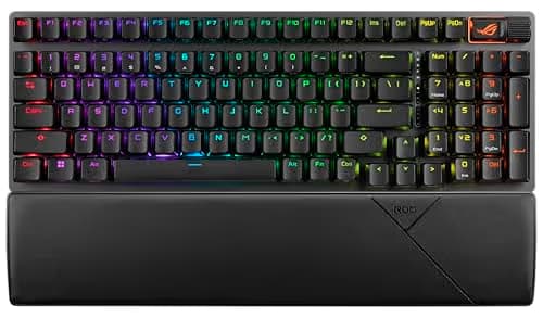 Asus ROG Strix Scope II 96 RGB Wireless/Bluetooth/Wired Gaming Keyboard NX Storm Switch image