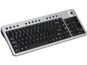 Qumax Scorpius N1T Wired Slim Keyboard With Trackball image