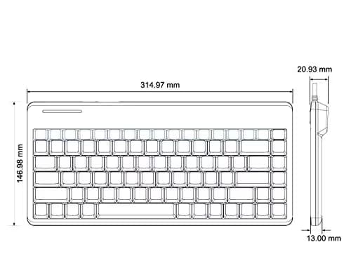 Perixx PERIBOARD-409H Wired Mini Mechanical Gaming Keyboard image
