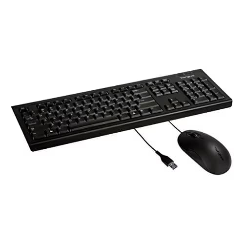 Targus BUS0067 Wired Standard Keyboard With Optical Mouse image