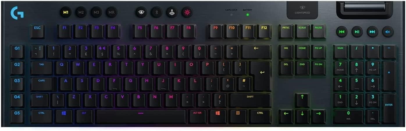 Logitech G915 Lightspeed RGB Wireless/Bluetooth Logitech GL Tactile Gaming Keyboard main image
