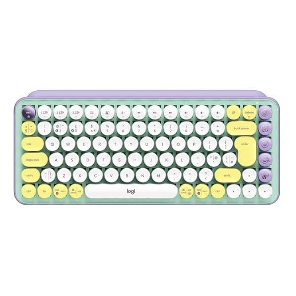 Logitech POP Keys Daydream TTC Brown Bluetooth/Wireless Mini Keyboard image