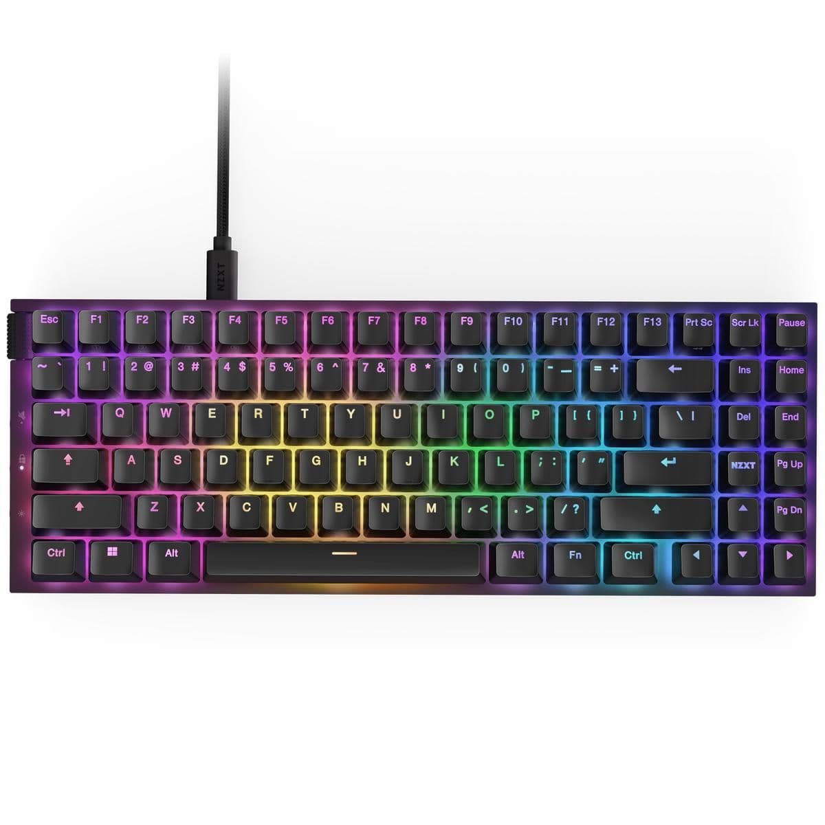 NZXT Function 2 RGB Wired NZXT Swift Optical 40g Gaming Keyboard main image