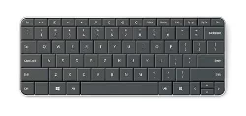 Microsoft PL2 Wedge Mobile Bluetooth Mini Keyboard image
