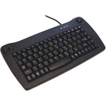 Adesso ACK-5010UB Mini Wired Keyboard with Trackball image