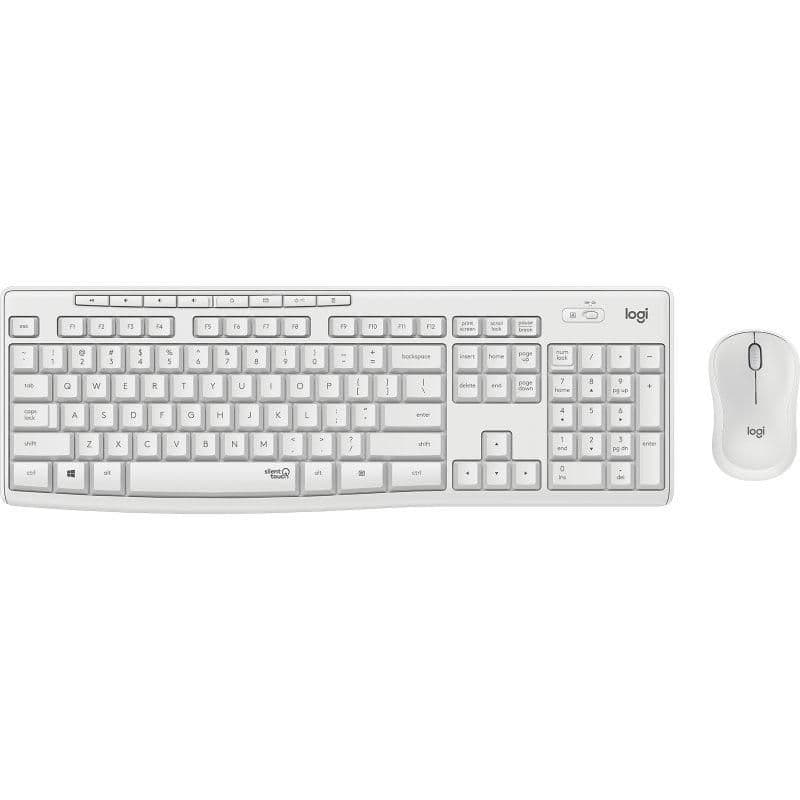 Logitech MK295 Silent Wireless and Wired Standard Keyboard With Optical Mouse image