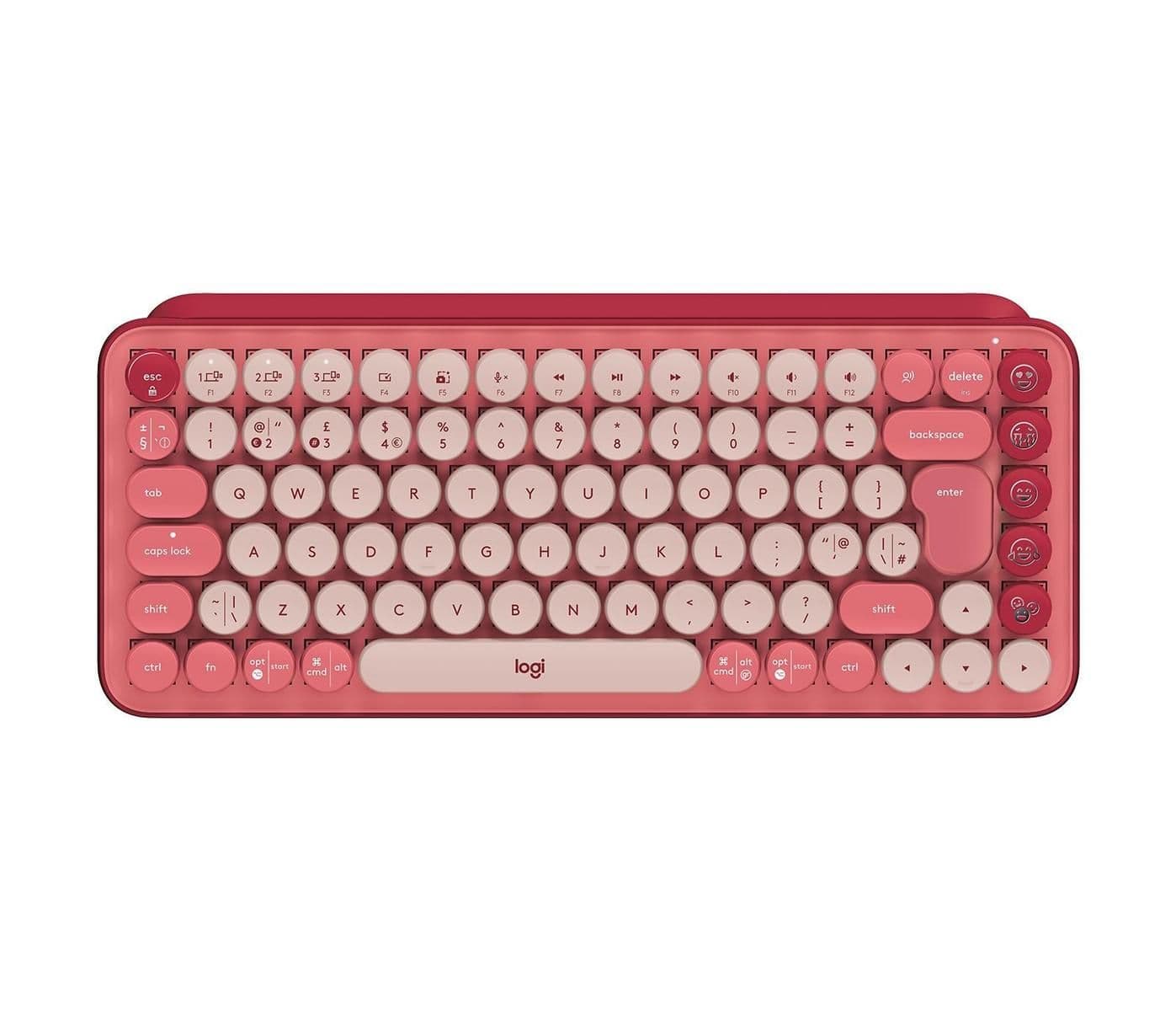 Logitech POP Keys Heartbreaker Bluetooth/Wireless Mini Mechanical Keyboard image