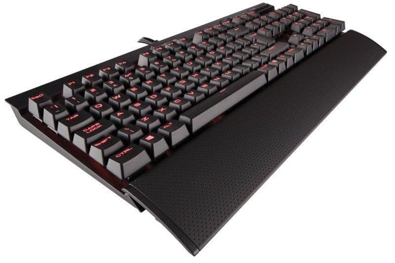 Corsair K70 RAPIDFIRE Cherry MX Speed Silver Mechanical Gaming Keyboard Wired image