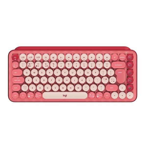Logitech POP Keys Heartbreaker Bluetooth/Wireless Mini TTC Brown Mechanical Keyboard main image