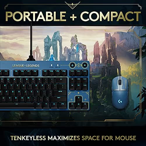 Logitech G Pro League of Legends RGB Wired Gaming Keyboard image