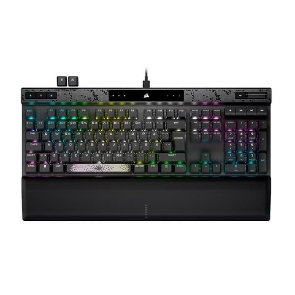 Corsair K70 MAX RGB ND Wired Corsair MGX Steel Grey Gaming Keyboard image