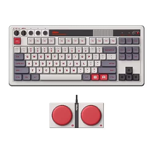 8BitDo Retro N Wired/Bluetooth/Wireless Gaming Keyboard image