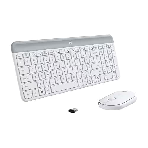 Logitech MK470 Wireless/Wired Slim Keyboard with Optical Mouse image