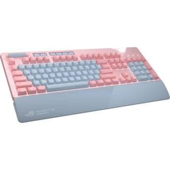 Asus ROG Strix Flare PNK LTD RGB Wired Cherry MX Brown Mechanical Gaming Keyboard image