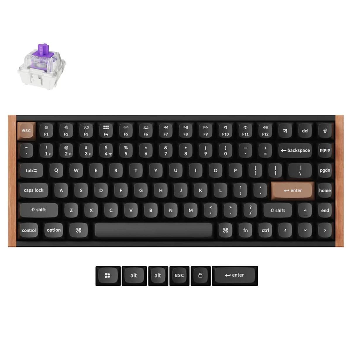 Keychron Q1 HE QMK PBT RGB Wireless/Bluetooth/Wired Standard Mechanical Keyboard main image