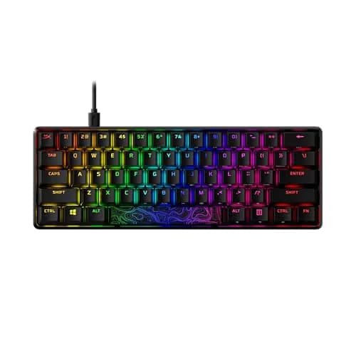 HP HyperX Alloy Origins 60 RGB HyperX Red Gaming Keyboard main image
