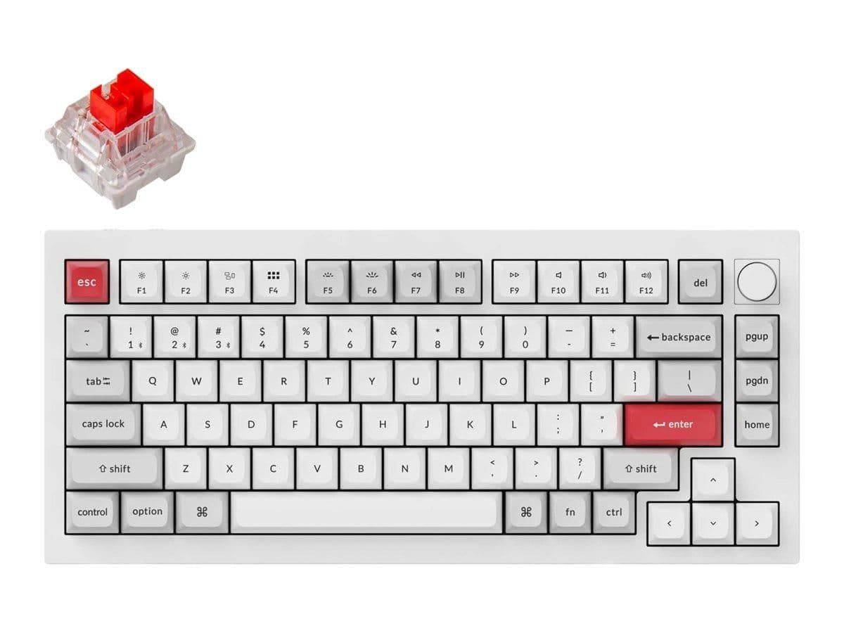 Keychron Q1 Pro RGB Bluetooth/Wireless/Wired Standard Brown Mechanical Keyboard image