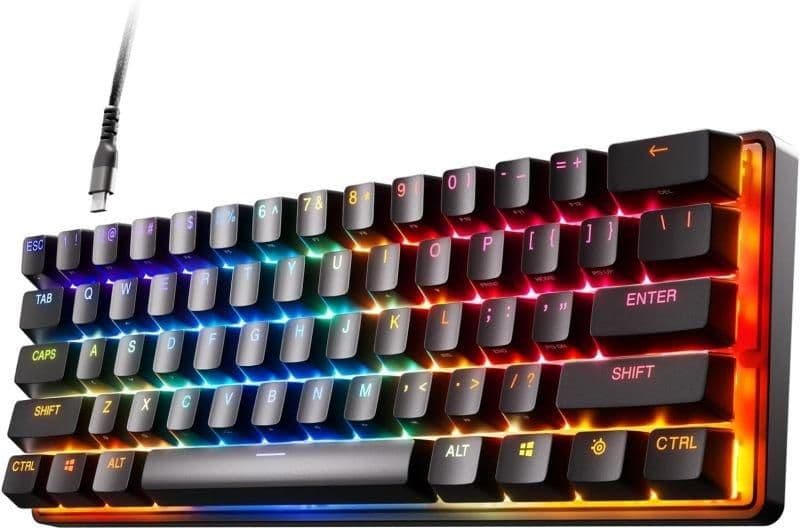 SteelSeries Apex Pro Mini Wireless RGB Bluetooth/Wireless Gaming Keyboard image