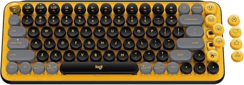Logitech POP Keys Blast Bluetooth/Wireless Mini Keyboard main image